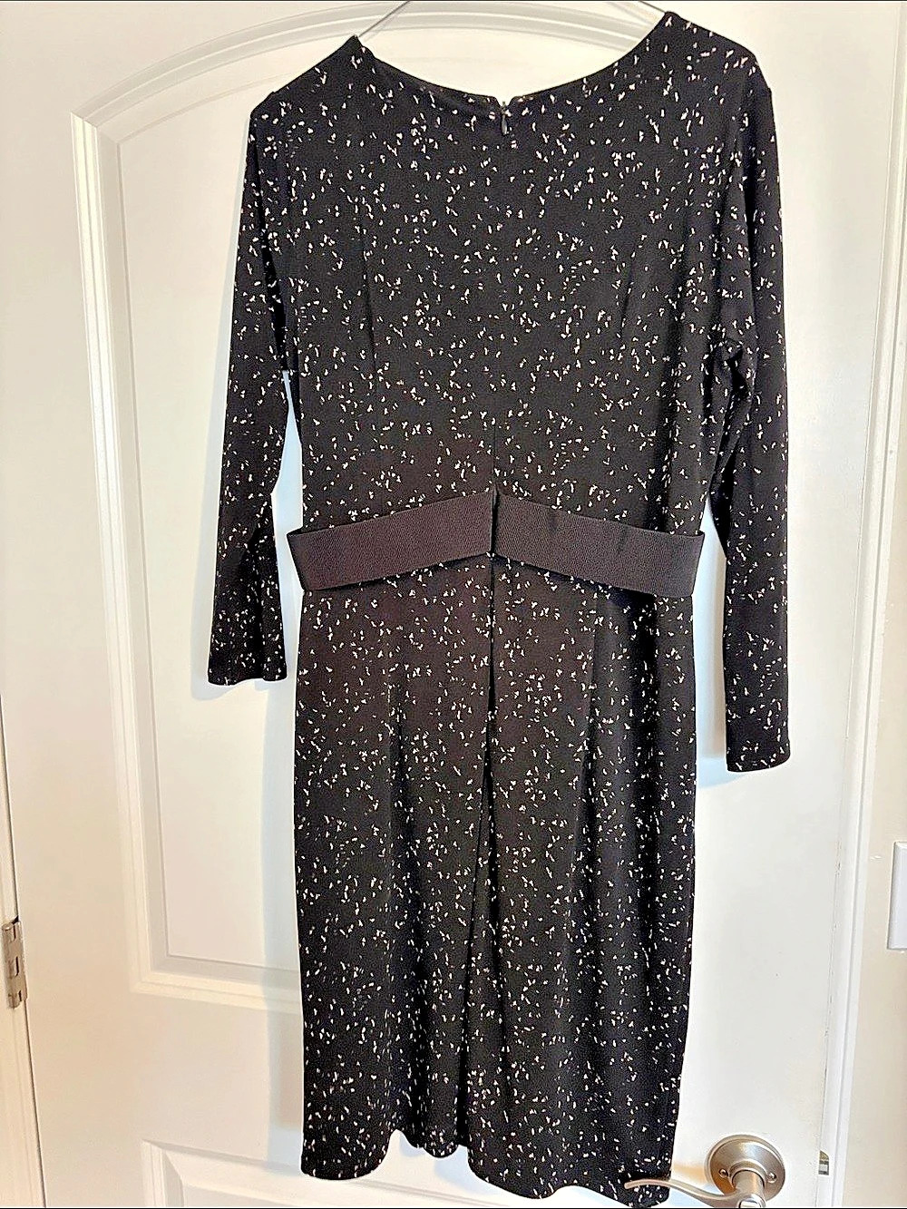 Ann Taylor Abstract Print Wrap Midi Dress Size 8 Like New